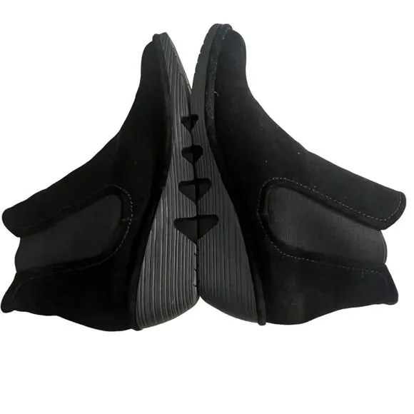 Fly London Women’s size 7. 5-8 US 38 EUR Leather Ankle Zip Boots Wedge Bootie. - Picture 8 of 13